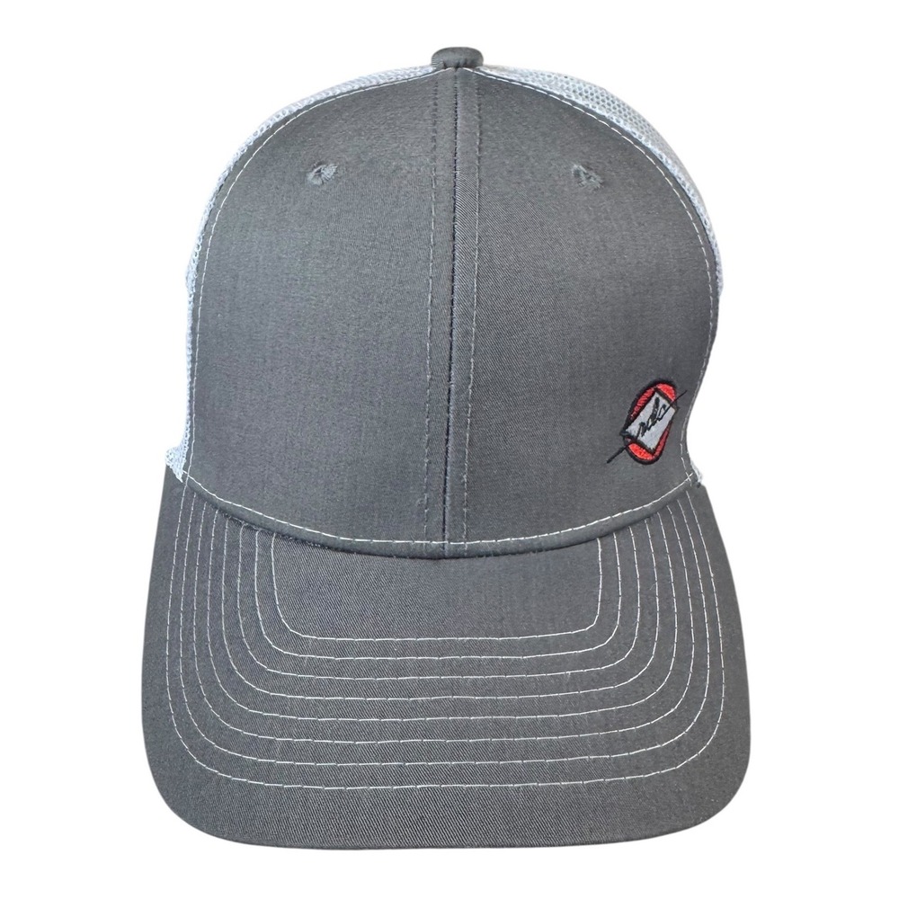 Cobra Mens Trucker Hat OSFA Gray White Cotton Mesh Snapback RDC Log Gorpcore Cap